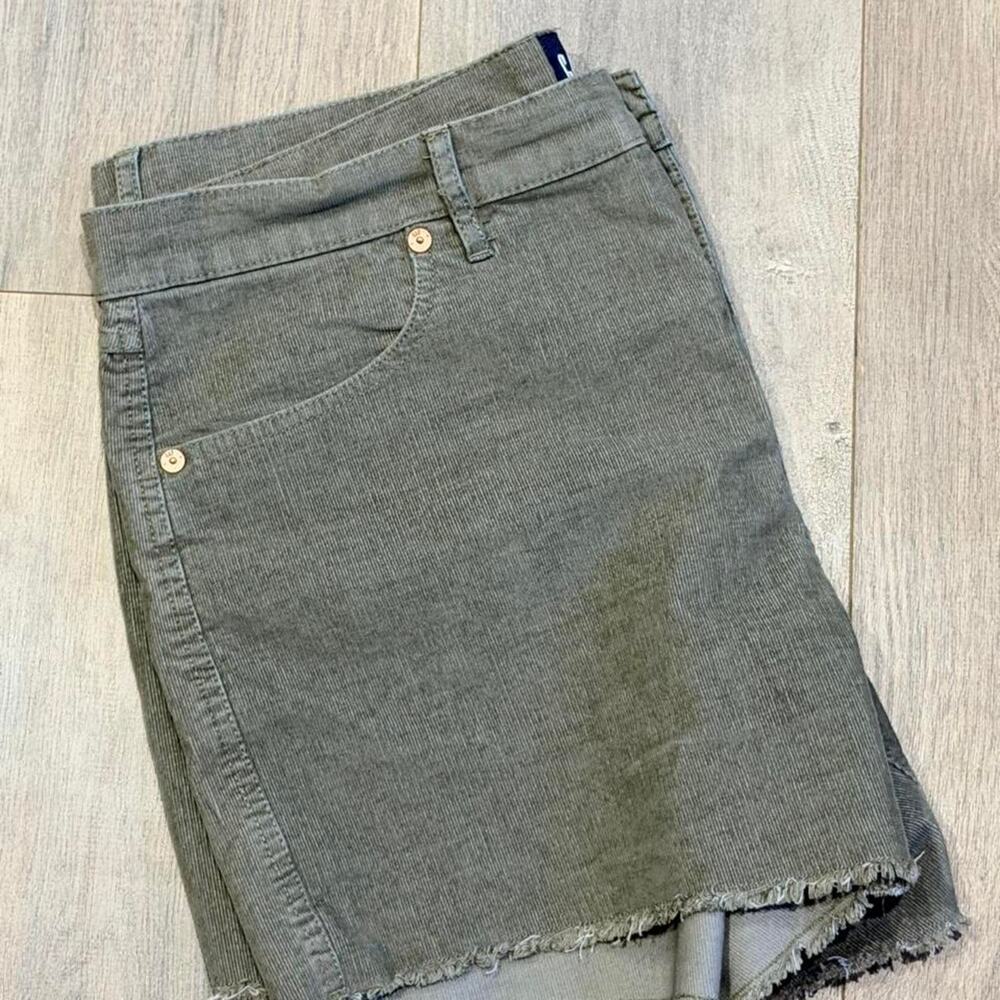 Gap khaki green corduroy cutoff  shorts